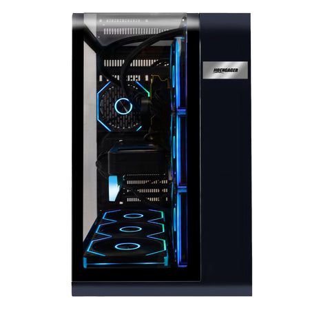 Hoengager Gaming PC Ryzen 7 9800x3d RTX 5070 32gb Ddr5 Stealth Black 9000 Series High Performance high-performance gaming PC - alternate view 7