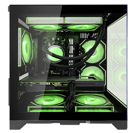 Hoengager Panaroma Ryzen 5 9600x RX 9060 XT 32gb Ddr5 9000 Series high-performance gaming PC - alternate view 6