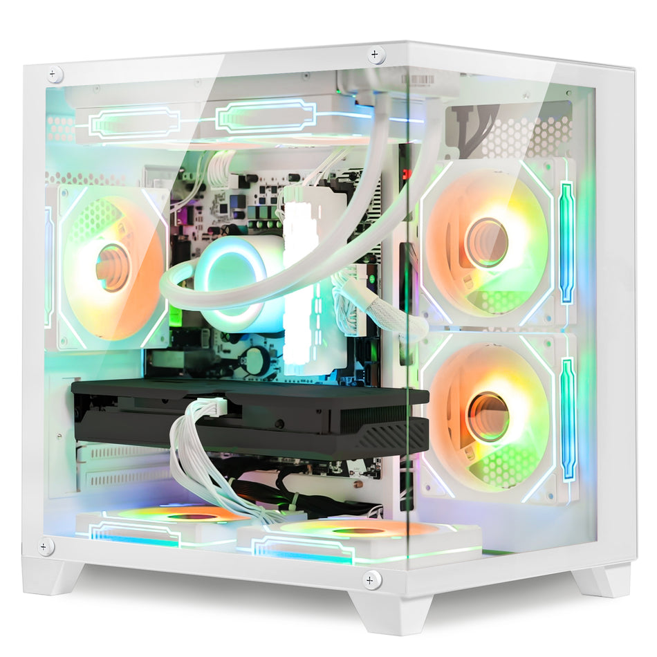 Hoengager Panaroma I5 13400f RTX 3050 White Edition high-performance gaming PC - alternate view 14
