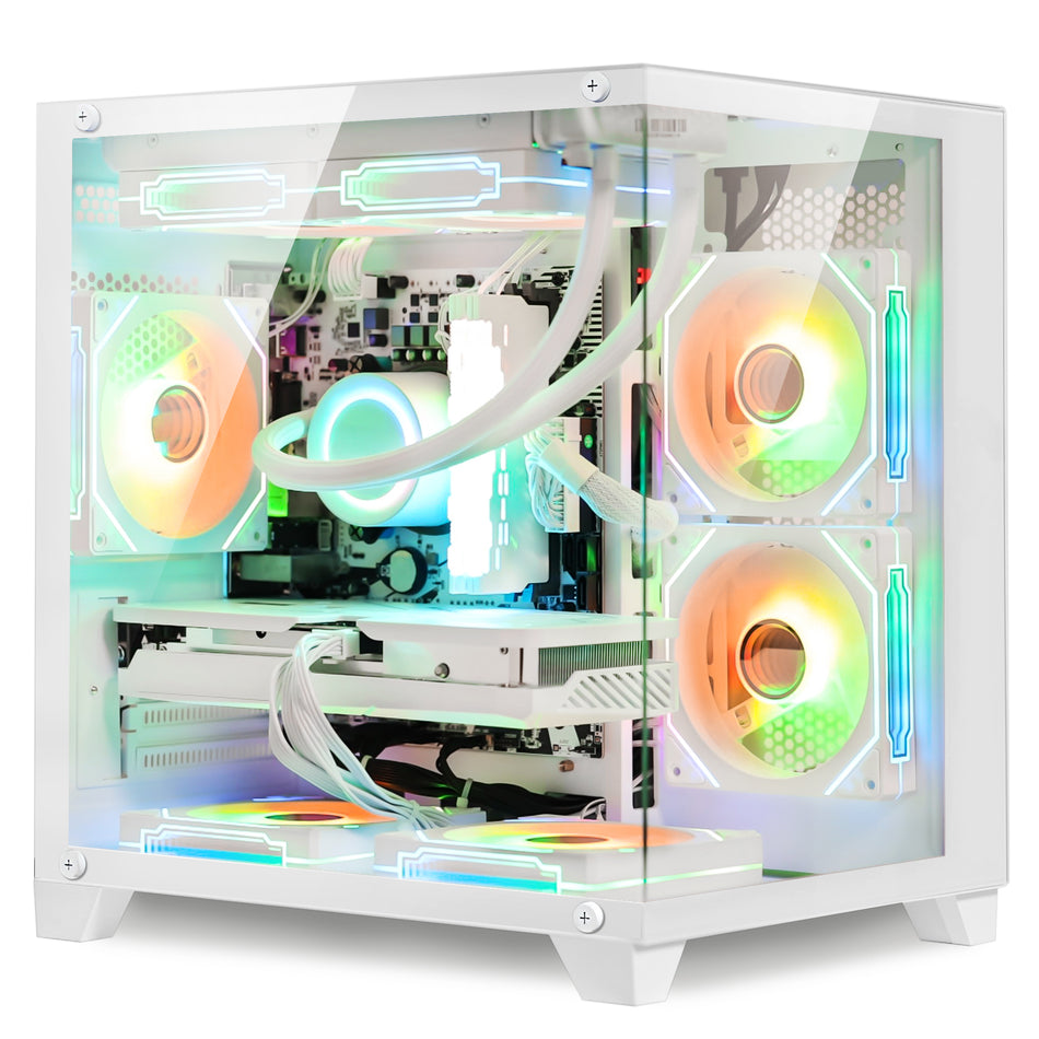 Hoengager Panaroma I5 13400f White Edition high-performance gaming PC - alternate view 14