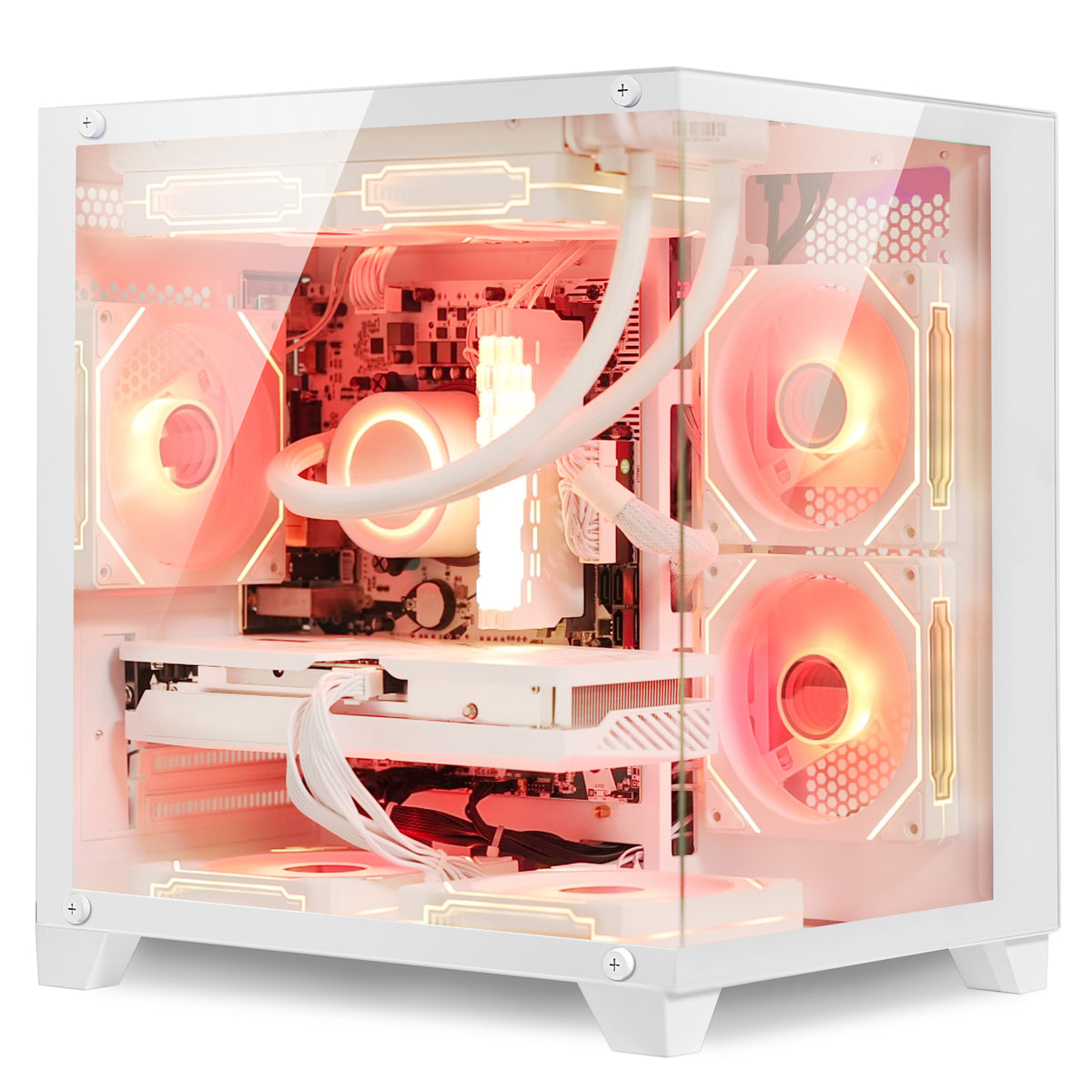 Hoengager Panaroma I5 13400f White Edition high-performance gaming PC - alternate view 15
