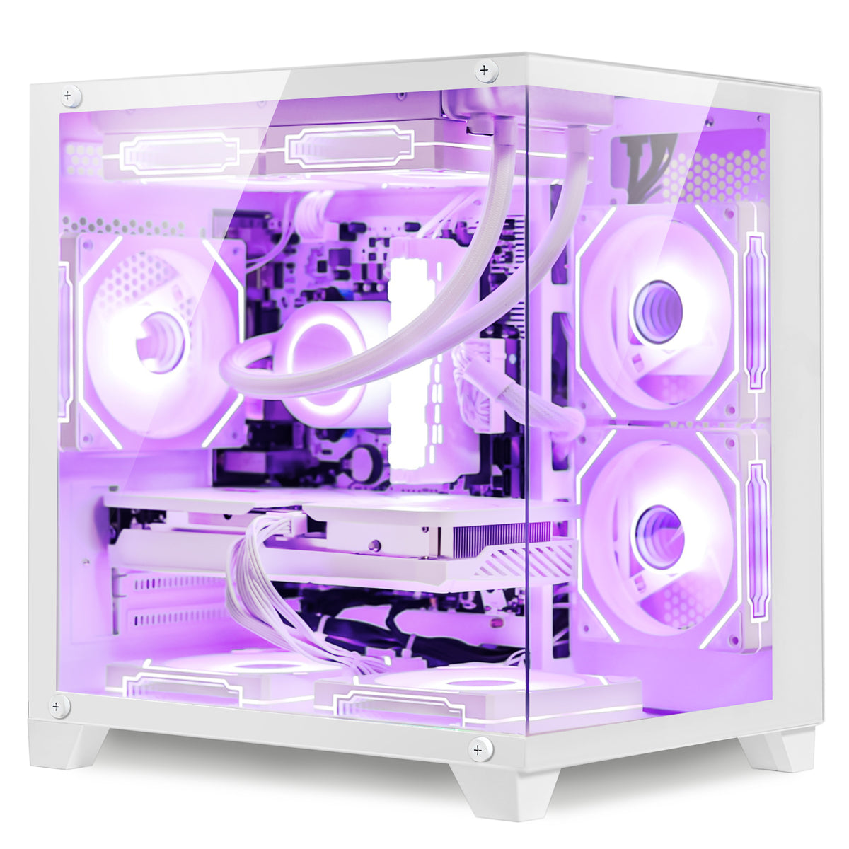 Hoengager Panaroma I5 13400f White Edition high-performance gaming PC - alternate view 16