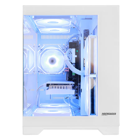 Hoengager Gaming PC Ryzen 5 5600x White Edition 5000 Series High Performance high-performance gaming PC - alternate view 6