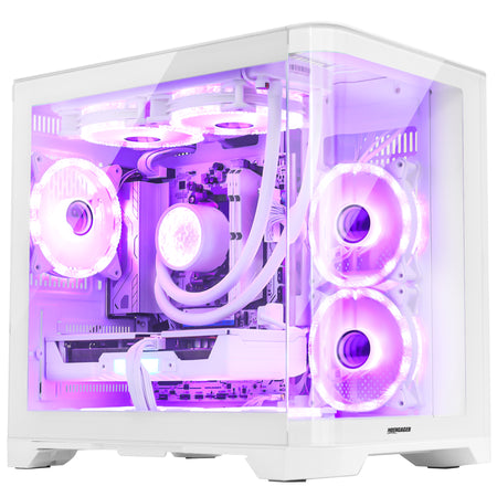 Hoengager Gaming PC Ryzen 7 5700x RTX 5060 White Edition 5000 Series High Performance high-performance gaming PC - alternate view 6
