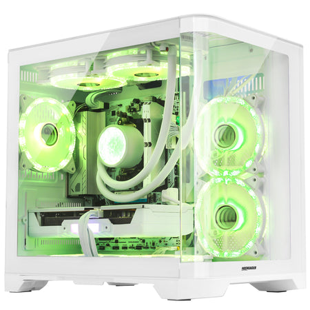 Hoengager Gaming PC Ryzen 7 5700x RTX 5060 White Edition 5000 Series High Performance high-performance gaming PC - alternate view 8
